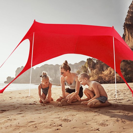 Tente de plage facile