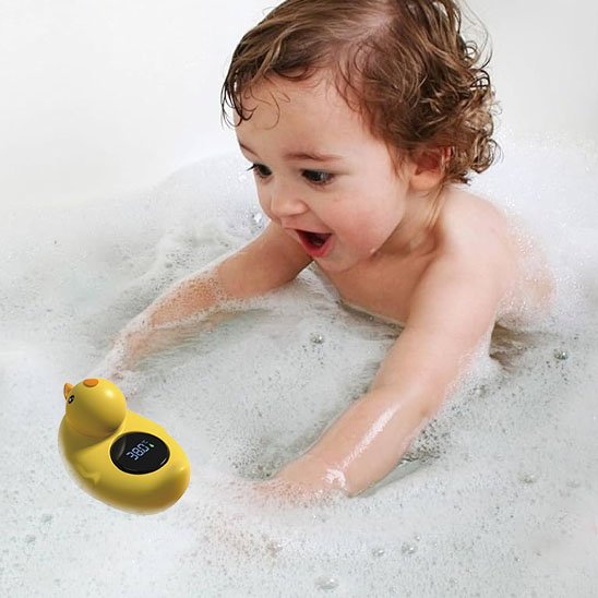 Thermomètre bain bébé attractif 