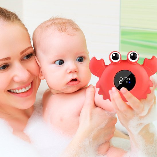 Thermomètre bain bébé attractif 