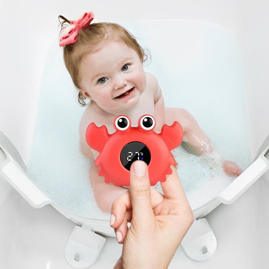 Thermomètre bain bébé délicate 