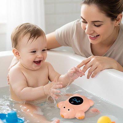 Thermomètre bain bébé léger 
