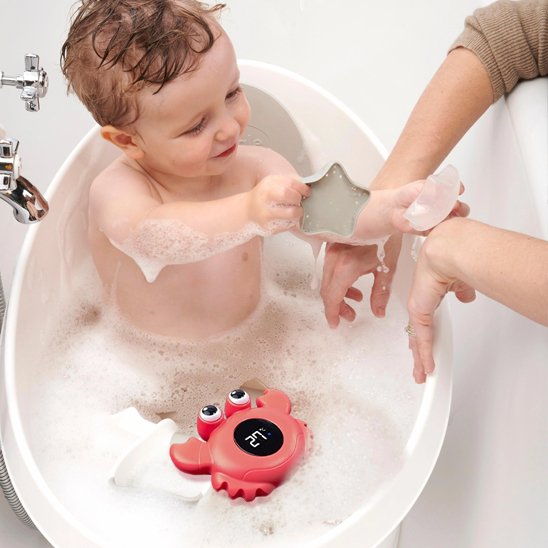 Thermomètre bain bébé rassurant 