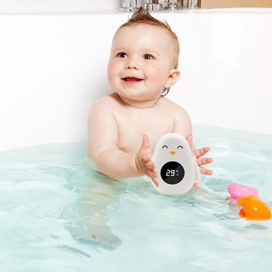 Thermomètre bain bébé vérifier 