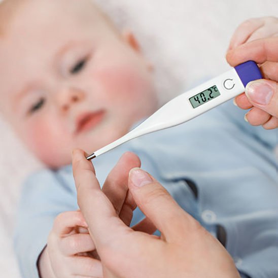Thermometre bebe adapté
