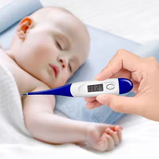 Thermomètre digital  arrondie 