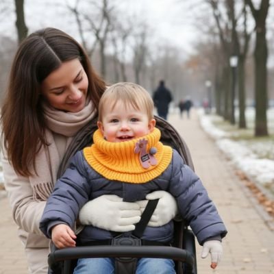 Tour de cou enfant design 