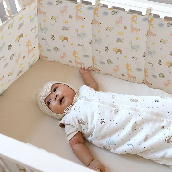 Tour de lit bébé modulable