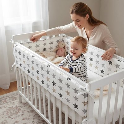 Tour de lit bébé sécuritaire 
