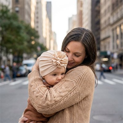 Turban bebe fille confort