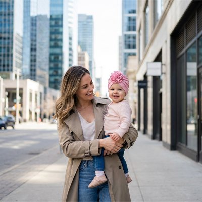 Turban bebe fille protéger 