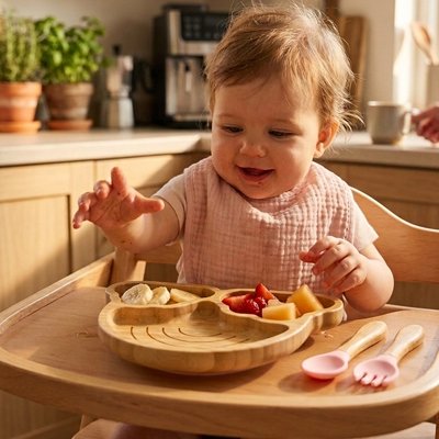 Vaisselle pour bebe adapté 
