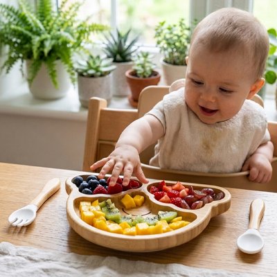 Vaisselle pour bebe agréable