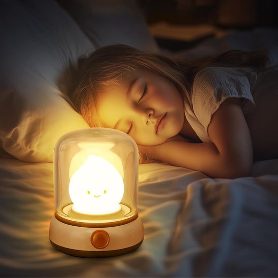 Veilleuse bébé avec commande
