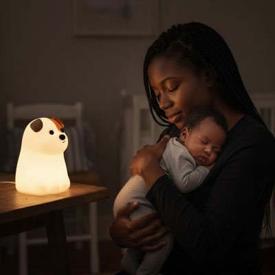 Veilleuse bébé  minimaliste