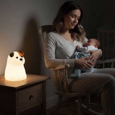 Veilleuse bébé  rechargeable 