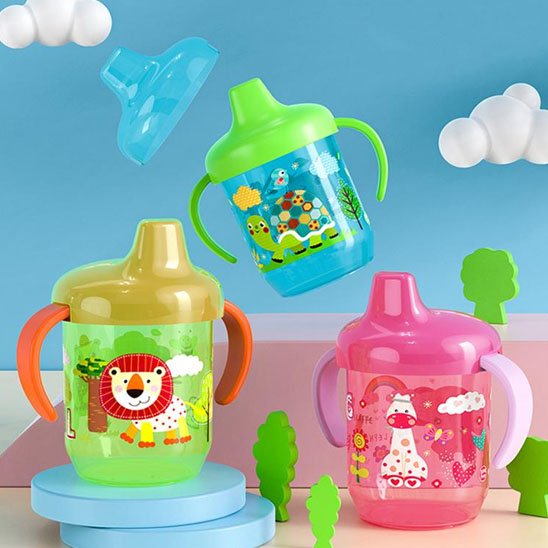 verre bebe coloré 